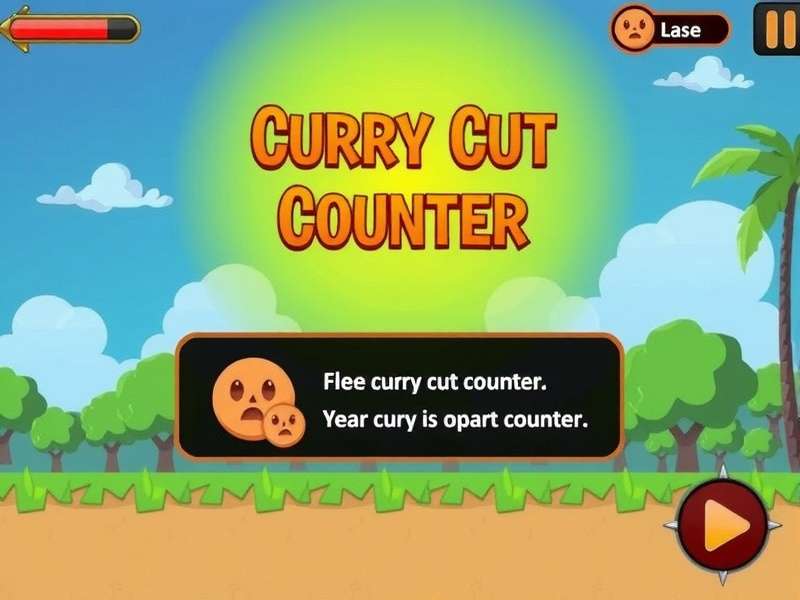 Curry Cut Counter Game Screenshot